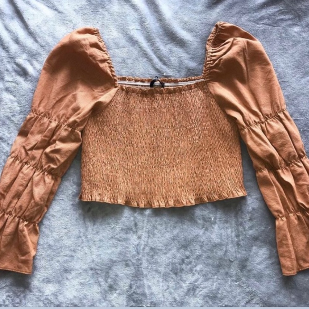 shein puffer sleeve top